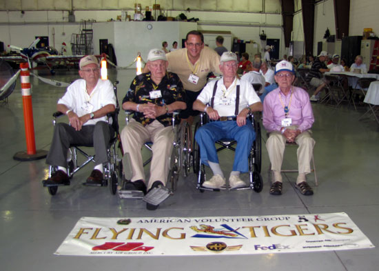 Four AVG Flying Tigers