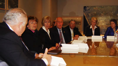 Joe Czyzyk and Janet Napolitano
