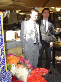 Eduardo Borrero, Trade Commissioner of Ecuador in Los Angeles and Ivo Skorin, General Manager of Apollo Freight